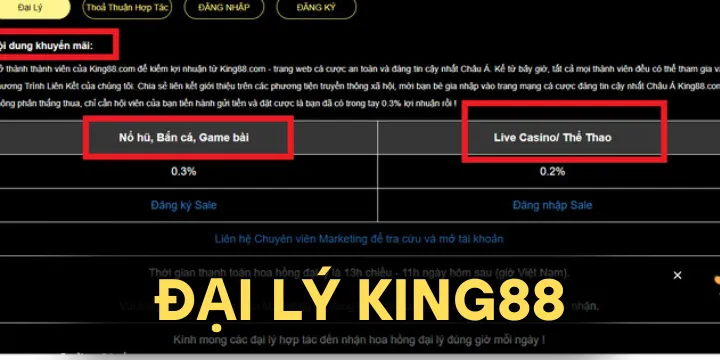 Đại Lý King88 – Cơ hội kinh doanh online không mất vốn thu nhập cao